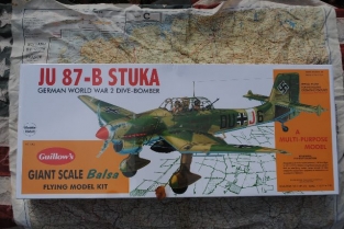 Guilow's 1002 Junkers Ju87B STUKA Luftwaffe Bomber WWII